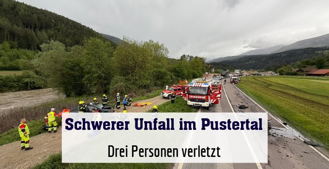 Drei Personen verletzt