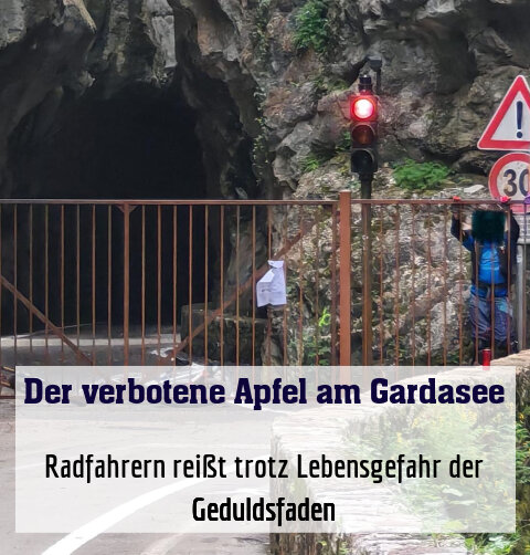 Radfahrern reißt trotz Lebensgefahr der Geduldsfaden