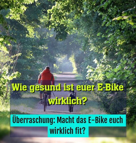 Überraschung: Macht das E-Bike euch wirklich fit?