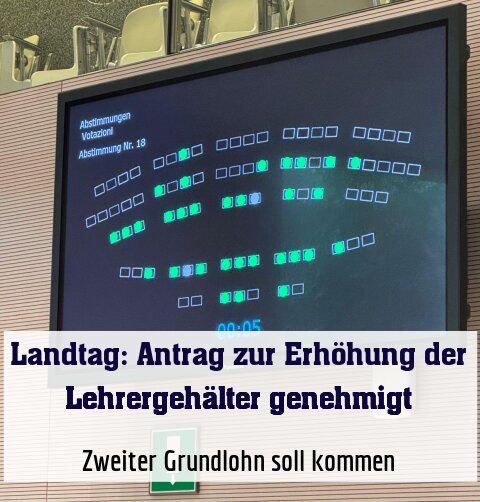 Zweiter Grundlohn soll kommen