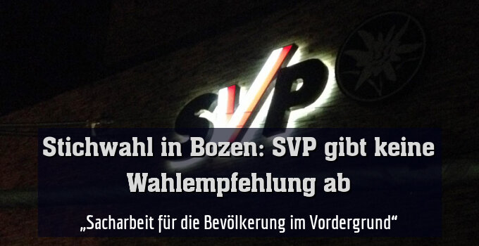 „Sacharbeit für die Bevölkerung im Vordergrund“