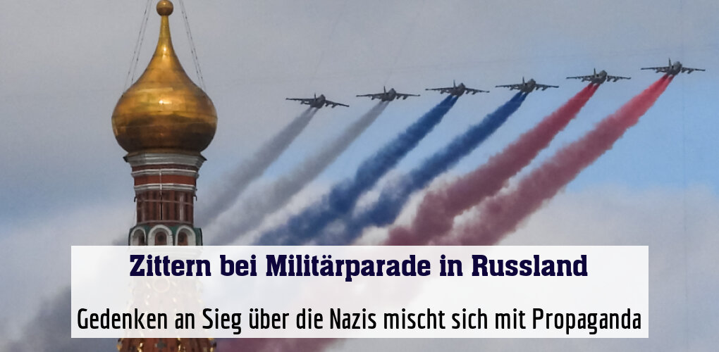 Gedenken an Sieg über die Nazis mischt sich mit Propaganda