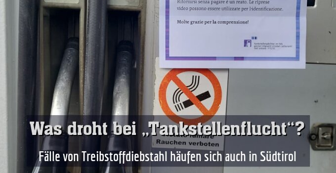 Fälle von Treibstoffdiebstahl häufen sich auch in Südtirol