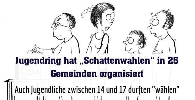 Auch Jugendliche zwischen 14 und 17 durften "wählen"