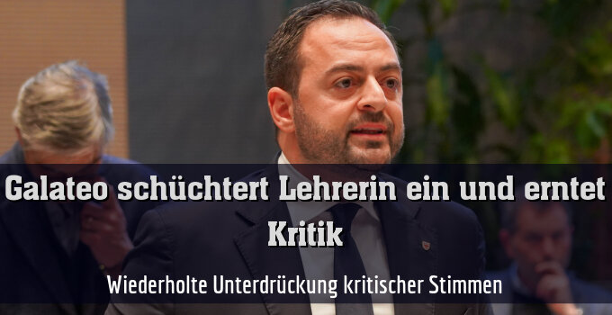 Wiederholte Unterdrückung kritischer Stimmen