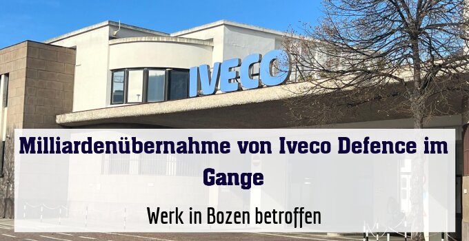 Werk in Bozen betroffen