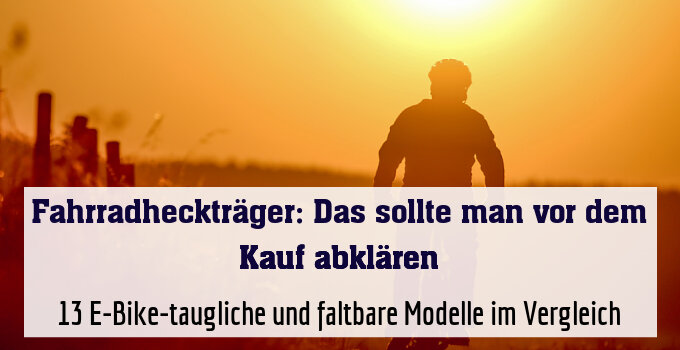 13 E-Bike-taugliche und faltbare Modelle im Vergleich