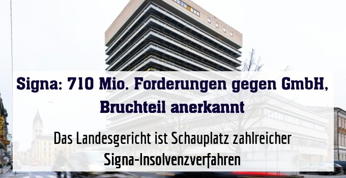 Das Landesgericht ist Schauplatz zahlreicher Signa-Insolvenzverfahren