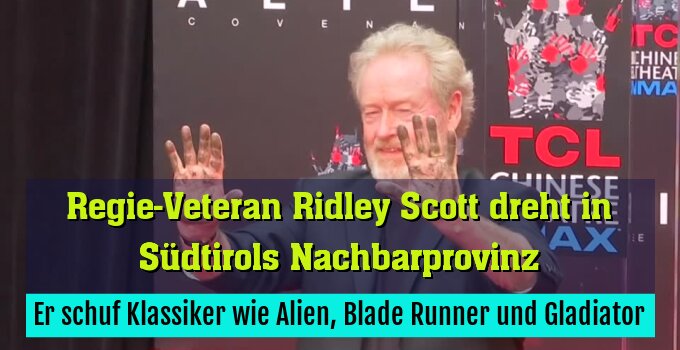 Er schuf Klassiker wie Alien, Blade Runner und Gladiator