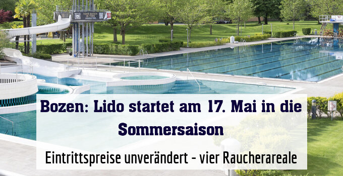 Eintrittspreise unverändert - vier Raucherareale