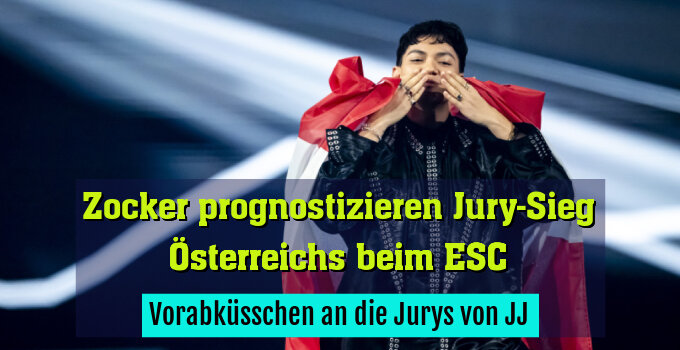 Vorabküsschen an die Jurys von JJ