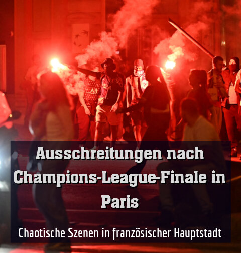 Chaotische Szenen in französischer Hauptstadt