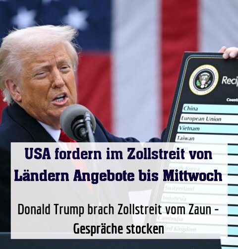 Donald Trump brach Zollstreit vom Zaun - Gespräche stocken