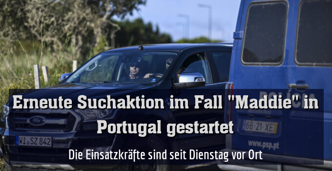 Die Einsatzkräfte sind seit Dienstag vor Ort