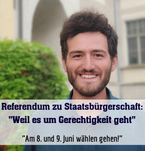 "Am 8. und 9. Juni wählen gehen!"