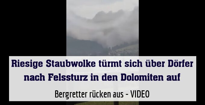 Bergretter rücken aus - VIDEO