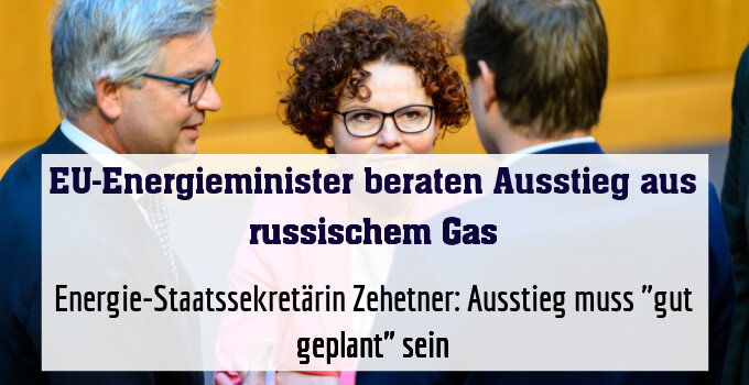 Energie-Staatssekretärin Zehetner: Ausstieg muss "gut geplant" sein