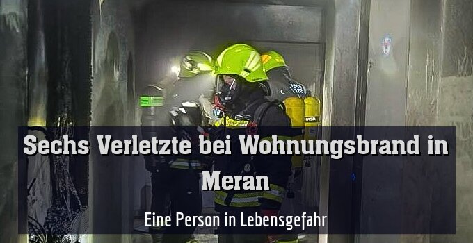 Eine Person in Lebensgefahr