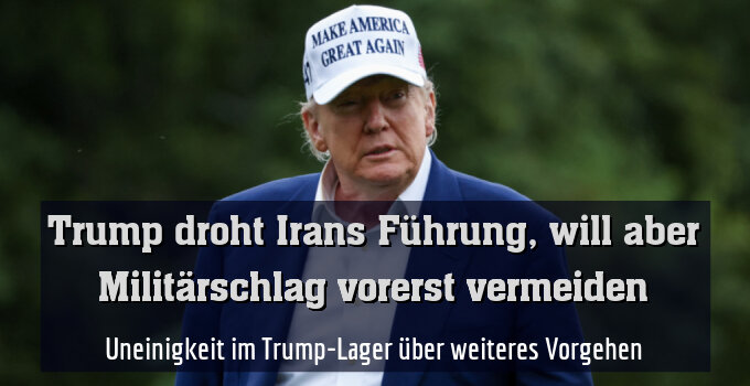 Uneinigkeit im Trump-Lager über weiteres Vorgehen