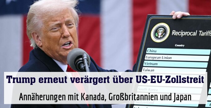 Annäherungen mit Kanada, Großbritannien und Japan