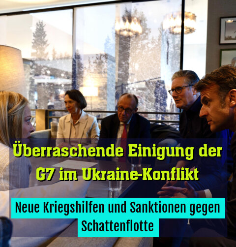 Neue Kriegshilfen und Sanktionen gegen Schattenflotte