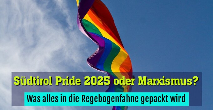 Was alles in die Regebogenfahne gepackt wird