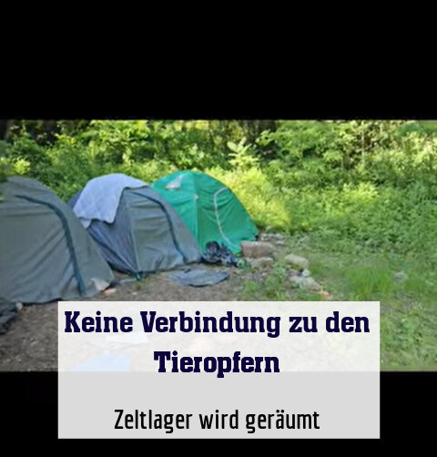 Zeltlager wird geräumt