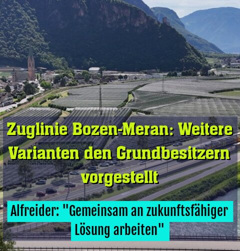 Alfreider: "Gemeinsam an zukunftsfähiger Lösung arbeiten"