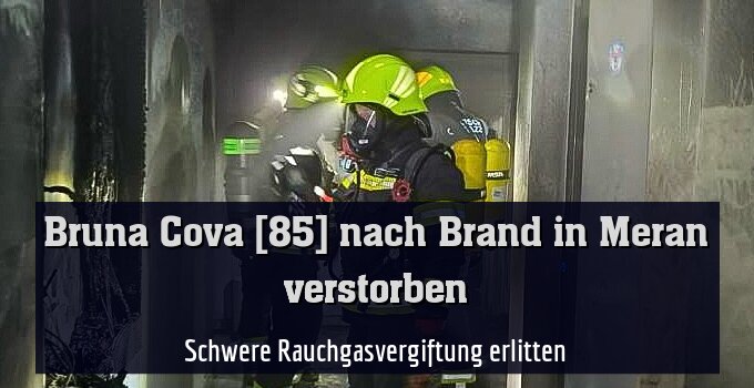 Schwere Rauchgasvergiftung erlitten