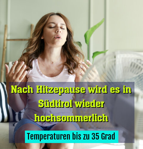 Temperaturen bis zu 35 Grad