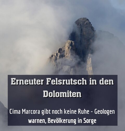 Cima Marcora gibt noch keine Ruhe - Geologen warnen, Bevölkerung in Sorge
