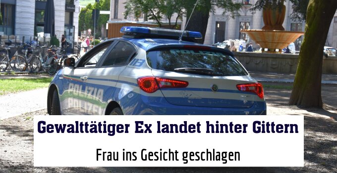 Frau ins Gesicht geschlagen