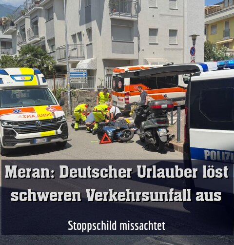 Stoppschild missachtet