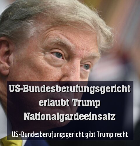 US-Bundesberufungsgericht gibt Trump recht