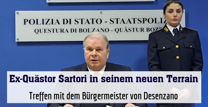 Treffen mit dem Bürgermeister von Desenzano