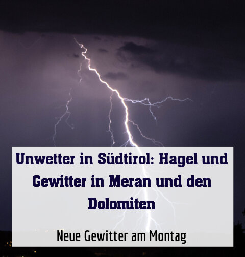 Neue Gewitter am Montag