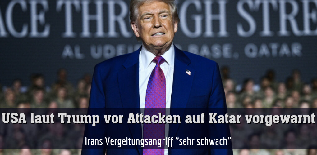 Irans Vergeltungsangriff "sehr schwach"