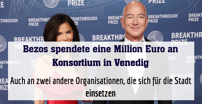 Auch an zwei andere Organisationen, die sich für die Stadt einsetzen