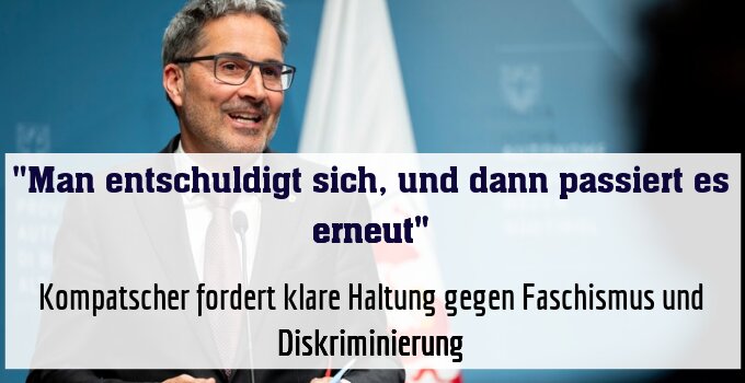 Kompatscher fordert klare Haltung gegen Faschismus und Diskriminierung