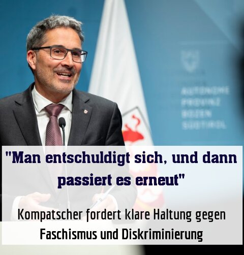 Kompatscher fordert klare Haltung gegen Faschismus und Diskriminierung
