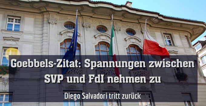 Diego Salvadori tritt zurück