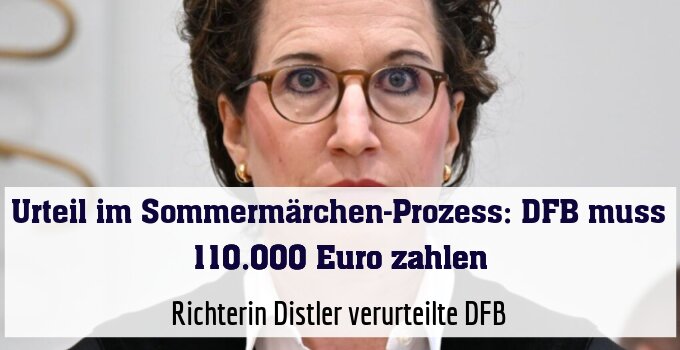 Richterin Distler verurteilte DFB