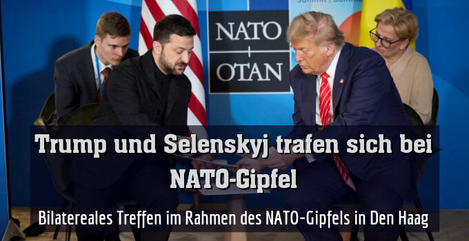 Bilatereales Treffen im Rahmen des NATO-Gipfels in Den Haag