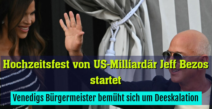 Hochzeitspaar bereits angereist