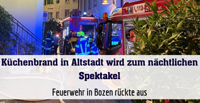 Feuerwehr in Bozen rückte aus
