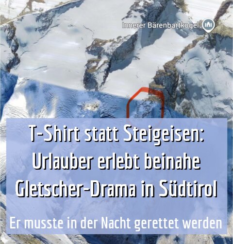 Er musste in der Nacht gerettet werden