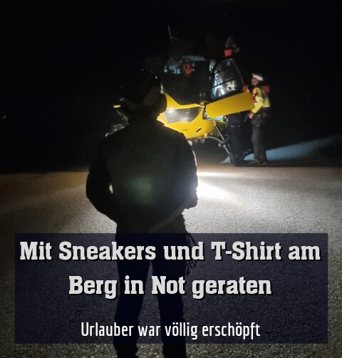 Urlauber war völlig erschöpft