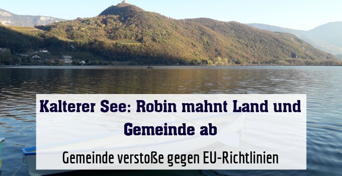 Gemeinde verstoße gegen EU-Richtlinien