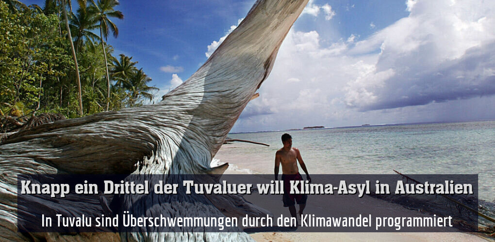 In Tuvalu sind Überschwemmungen durch den Klimawandel programmiert