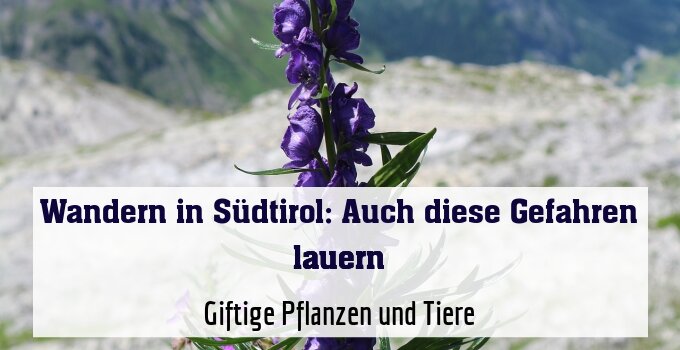 Giftige Pflanzen und Tiere